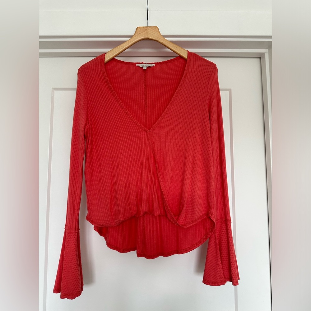 Lucky Brand Women’s Casual Wrap Top